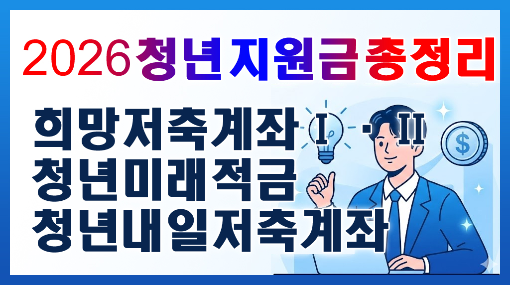2026 청년 지원금 총정리