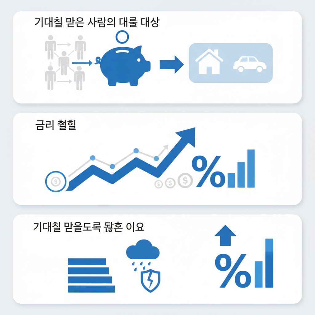 금리 현실 — 기대출 많을수록 높은 이유